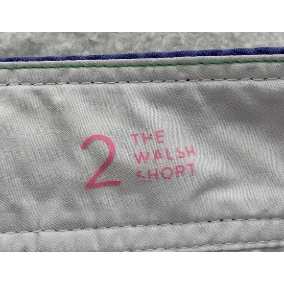 Lilly Pulitzer Walsh Shorts Womens 2 31x2.5 Low Rise Floral Purple White Preppy - Picture 12 of 13